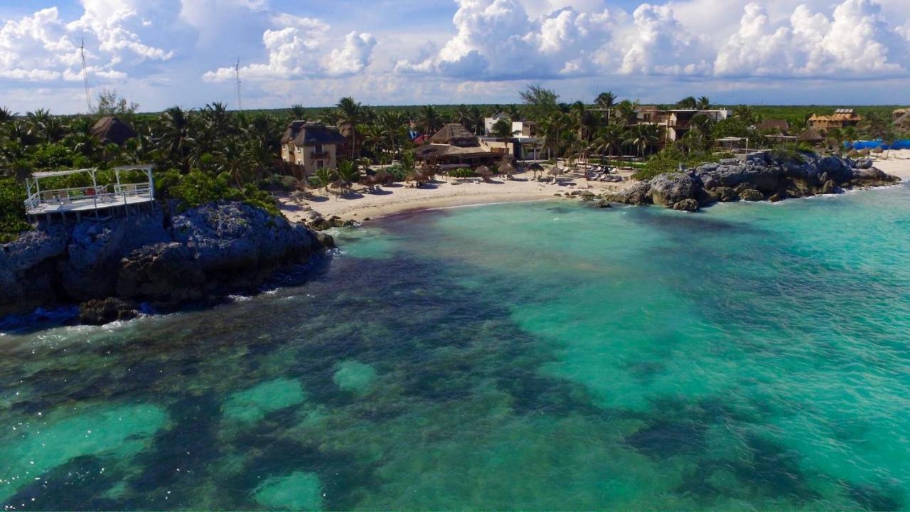 Hotel Piedra Escondida Tulum Exteriör bild