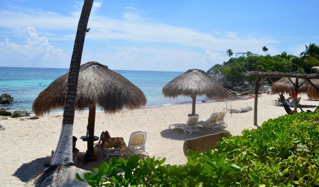 Hotel Piedra Escondida Tulum Exteriör bild
