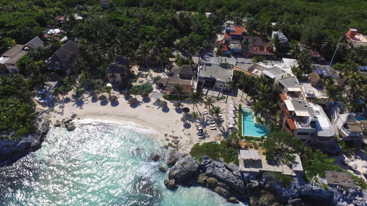 Hotel Piedra Escondida Tulum Exteriör bild